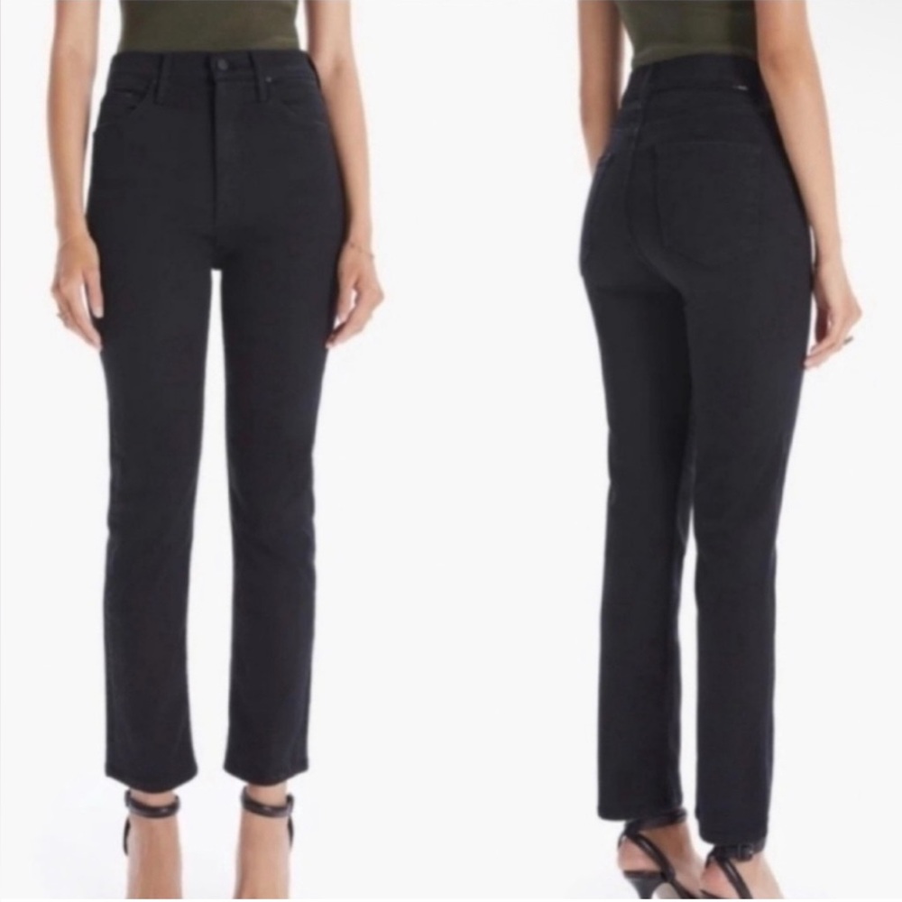 Mother the md rise rider ankle jeans wash night in paris, 28 NWT missing button